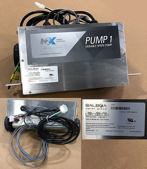 Master Spas - Balboa 59204, VSP Drive for H2X Challenger Pump 1 System - X400496