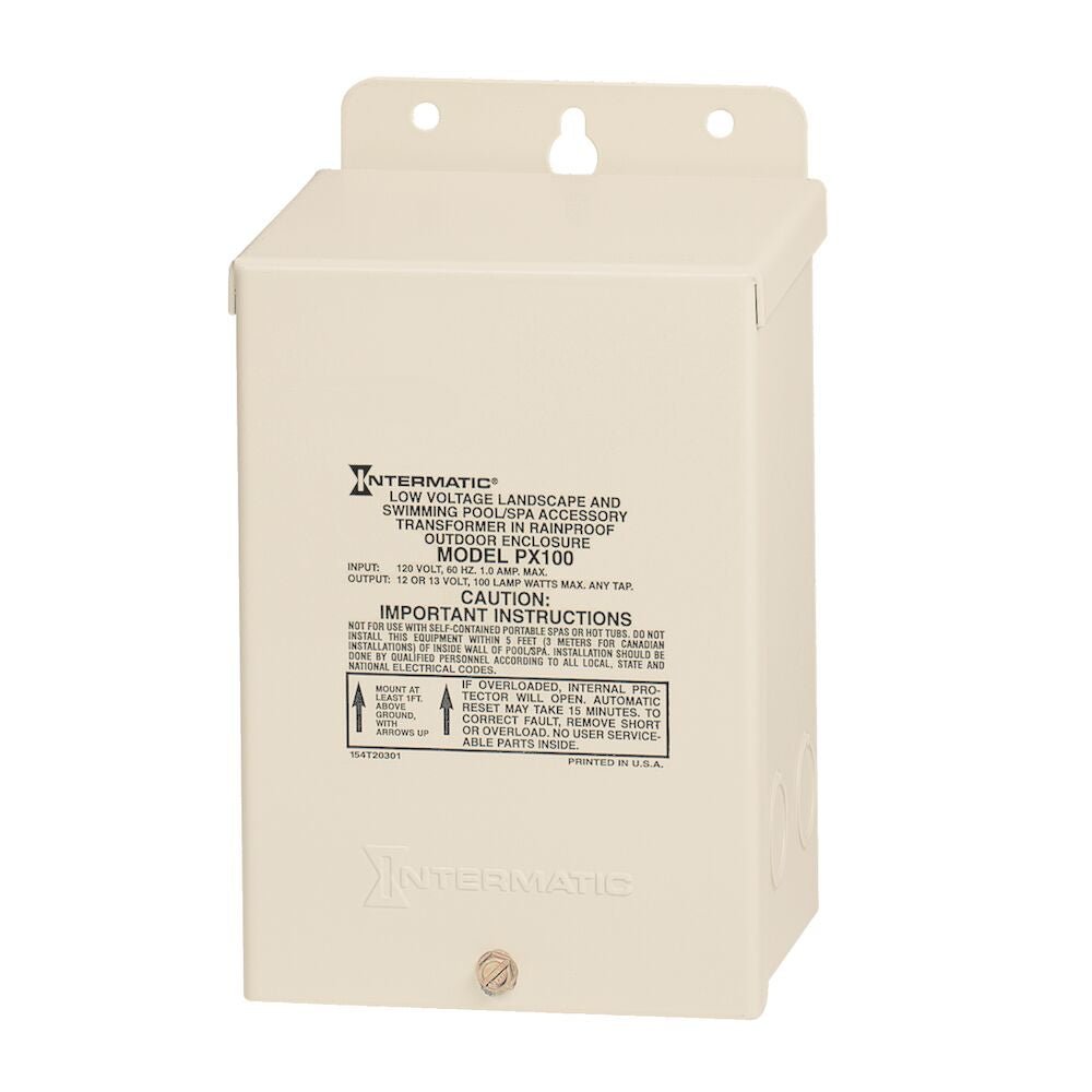 INTERMATIC Beige Steel Enclosure Pool & Spa Safety Transformer 100W 120Vg