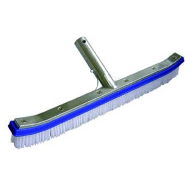 POOLSTYLE 18" Deluxe Series Aluminum Back Nylon Wall Brush