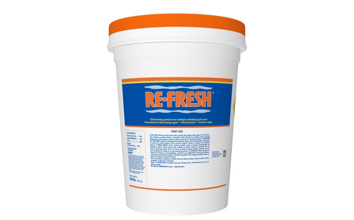 REFRESH 100 lb Drum 68% Calcium Hypochlorite Granular