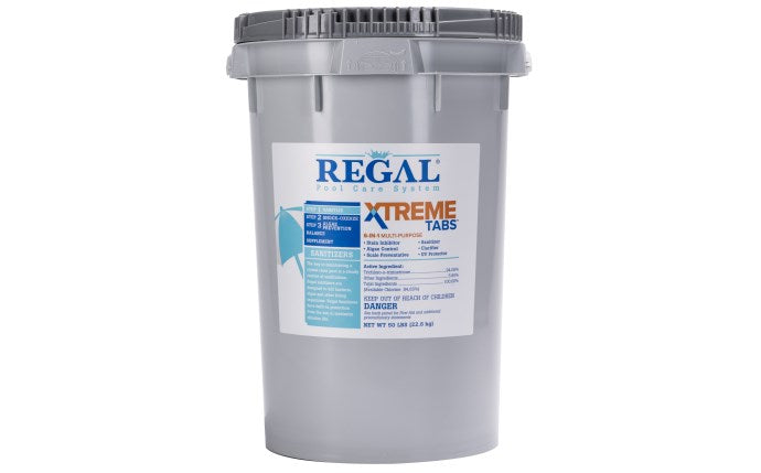 Regal Chemicals 50 lb 3" Xtreme Tabs Unwrapped Pail