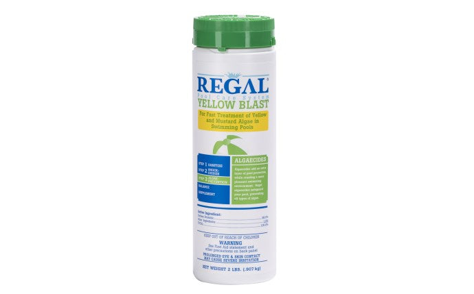 REGAL CHEMICALS 2 lb Yellow Blast Algaecide Bottle