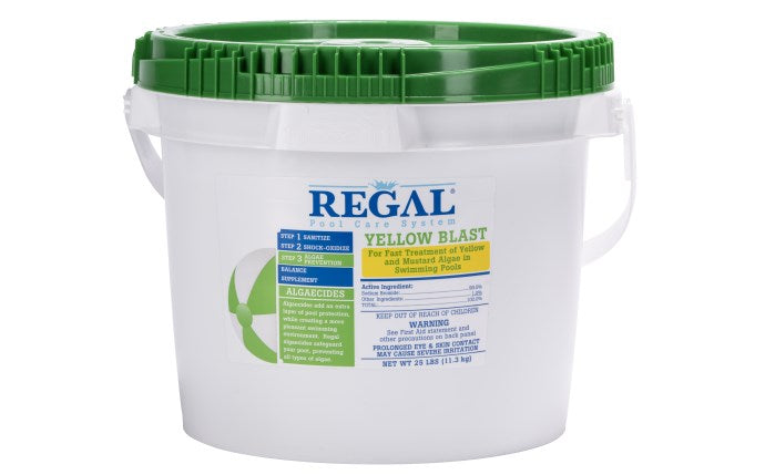 REGAL CHEMICALS 25 lb Yellow Blast Algaecide Pail