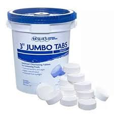 Leslie's - 3 in Jumbo Chlorine Pool Tabs - 35 lbs Bucket