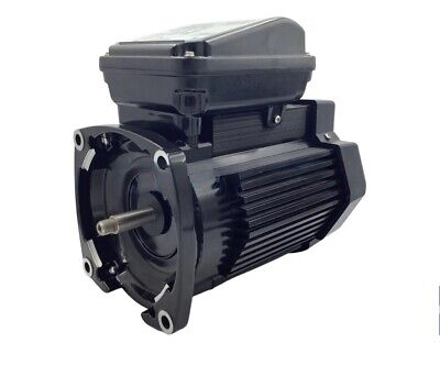 Pentair 1 Speed Black 56Y TEFC Square Flange Pump Motor 1.5HP 1 Ph 208-230V